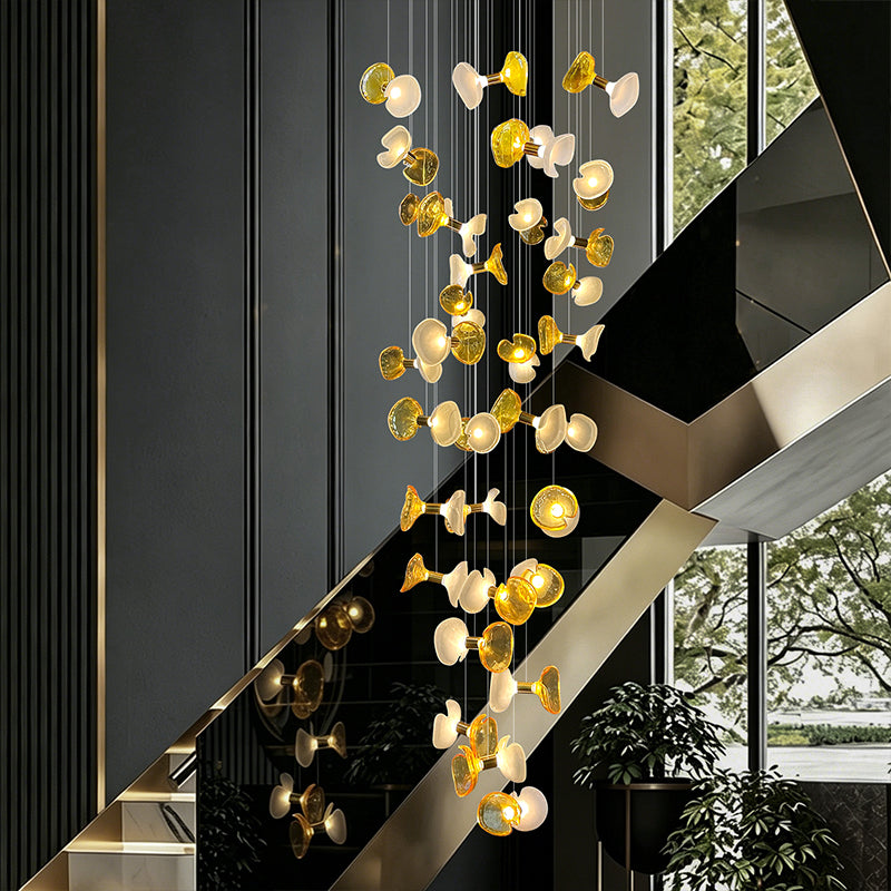 Modern Minimalist Loft Villa Duplex Stair Pendant Light