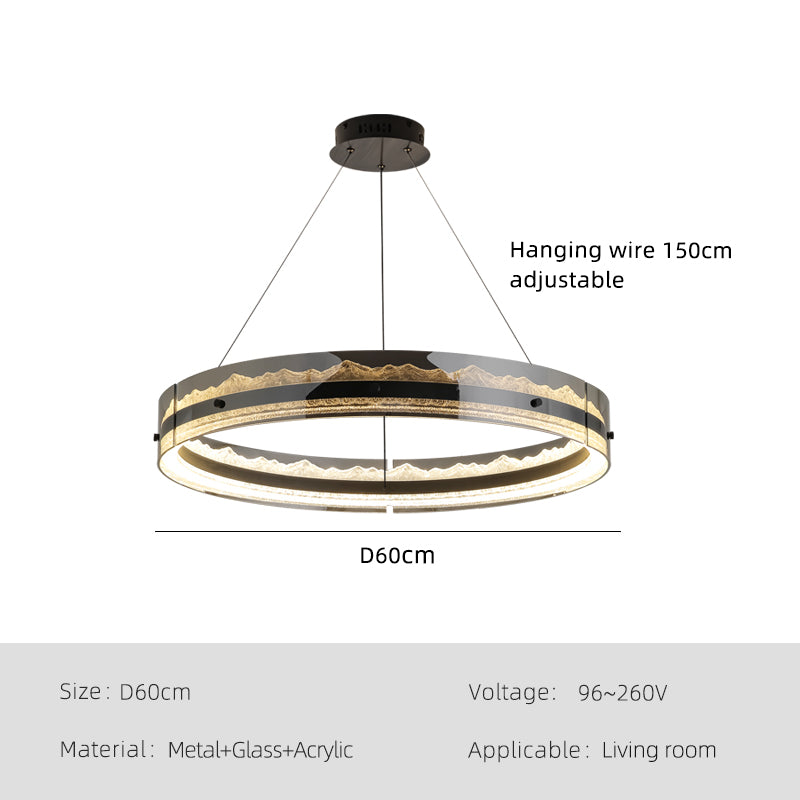 Luxury Ring Living Room Chandelier