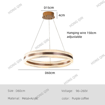 Modern Luxury Simple Circular Pendant Lamp