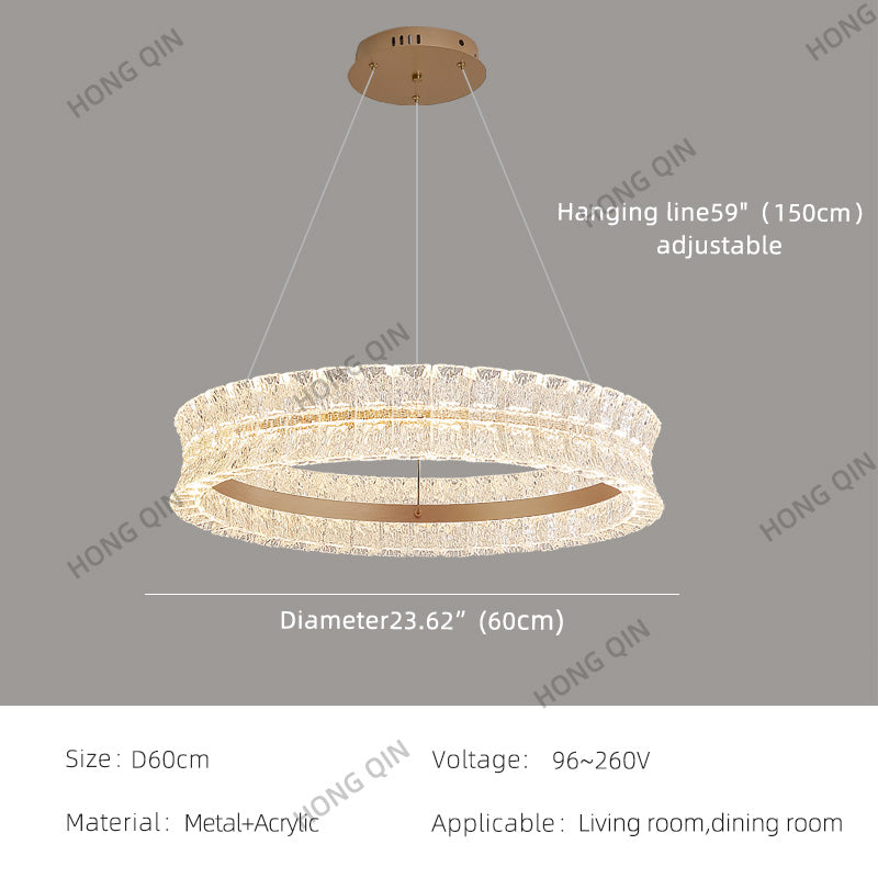 Luxury Living Room Villa Kitchen Island Chandelier