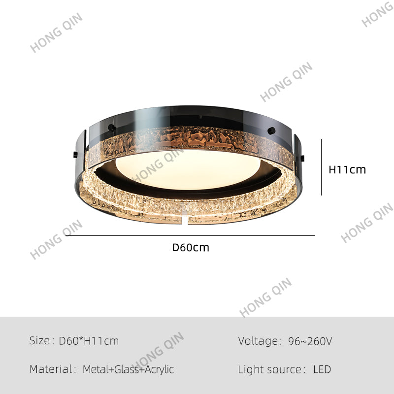 Modern Luxury Round Flush Mount Ceiling Light