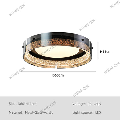 Modern Luxury Round Flush Mount Ceiling Light