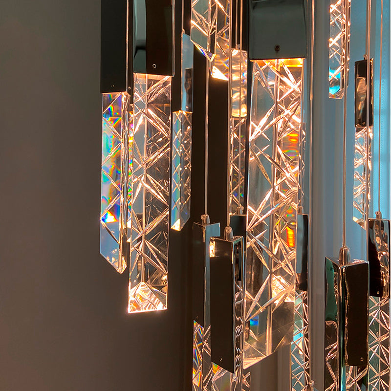 Modern Luxury Staircase LED Chandelier