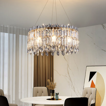 Luxury Villa Living Room Crystal High-end Hanging Chandelier