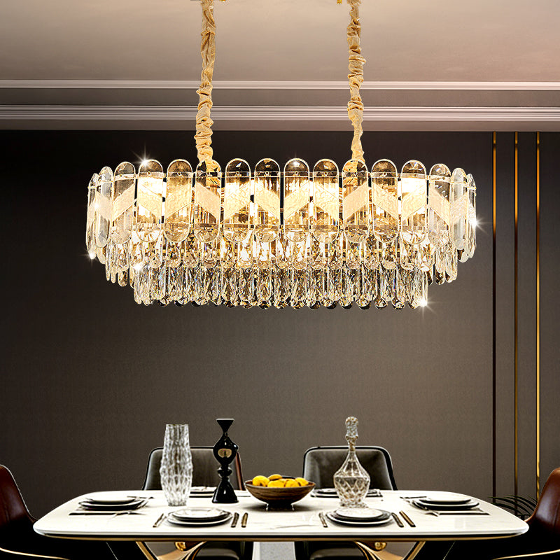 Luxury Living Room LED Crystal Ceiling Chandelier