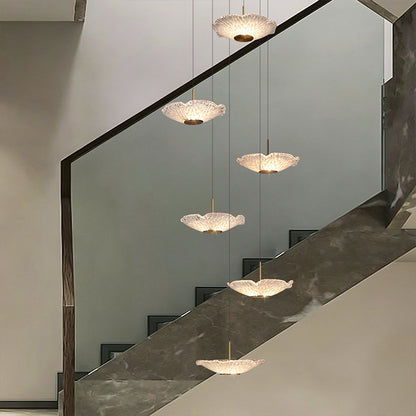 Modern luxury High Ceiling Stair Chandelier