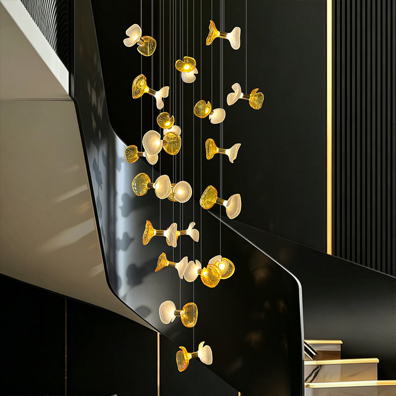 Modern Minimalist Loft Villa Duplex Stair Pendant Light