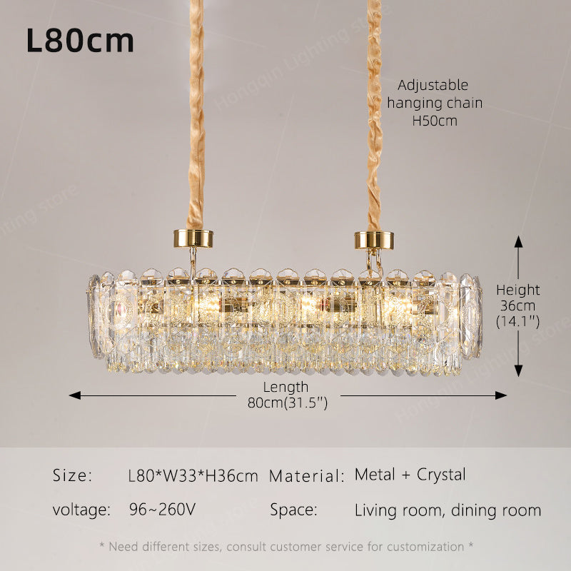 Luxury Villa Living Room Crystal Chandelier