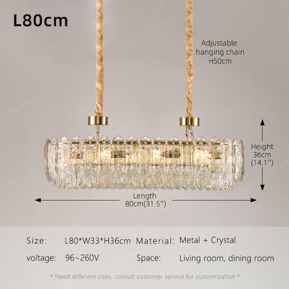 Luxury Villa Living Room Crystal Chandelier