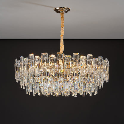 Luxury Round Crystal Living Room Chandelier