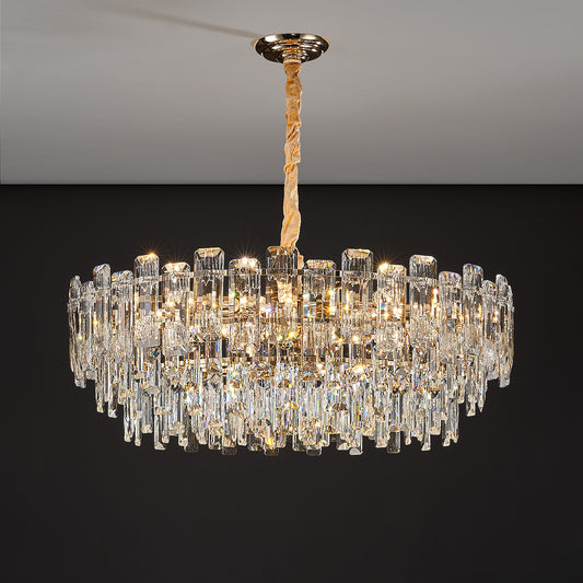 Luxury Round Crystal Living Room Chandelier