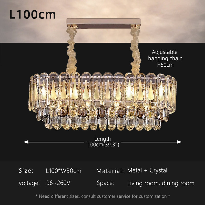 New Crystal Living Room Pendant Light