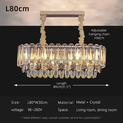 New Crystal Living Room Pendant Light