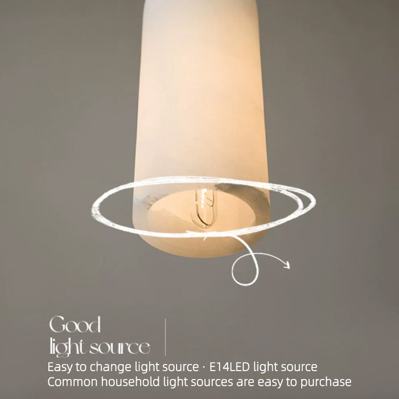 Marble Bedroom Bedside LED Chandelier
