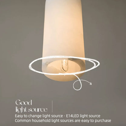 Marble Bedroom Bedside LED Chandelier