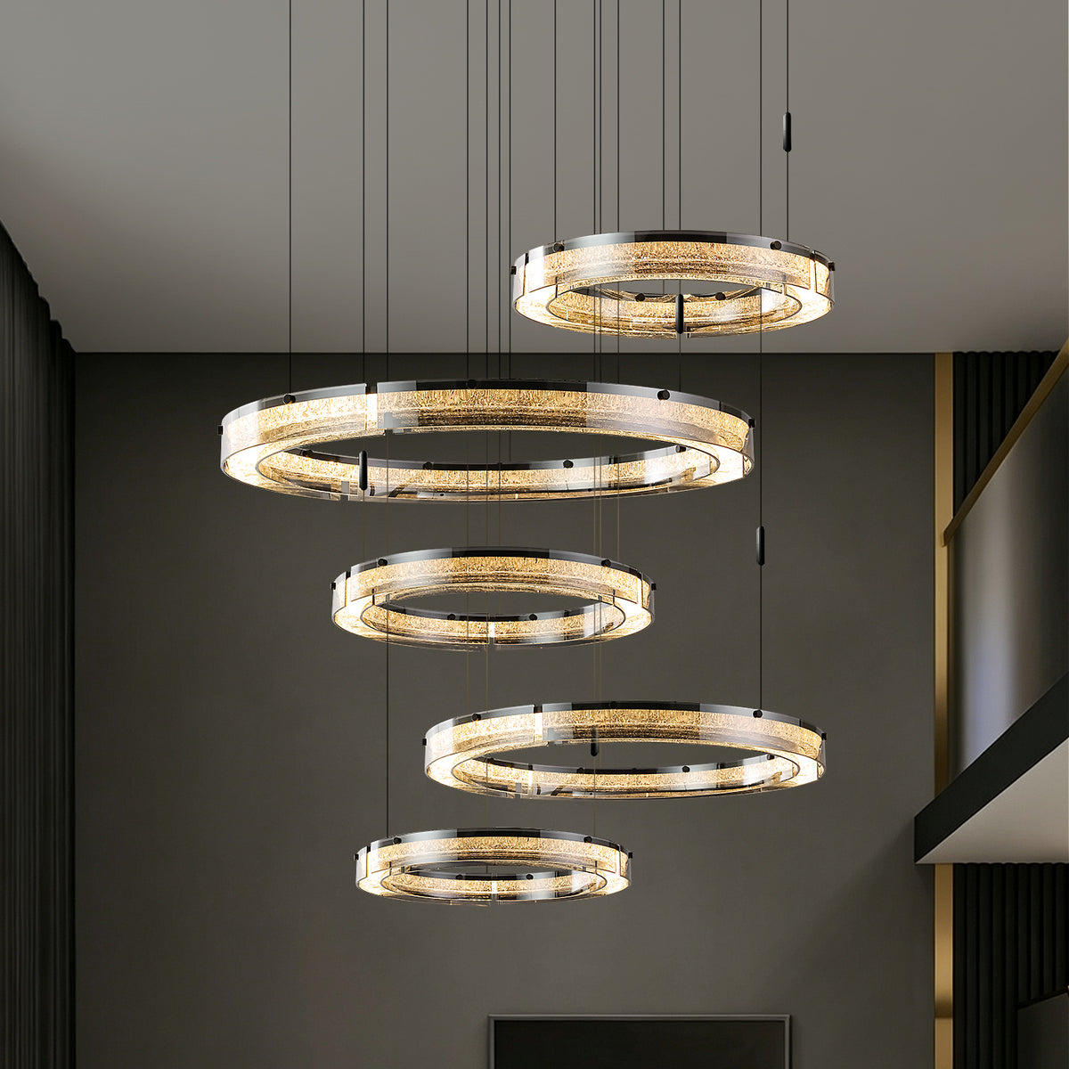 Luxury Villa Duplex Restaurant Hanging Ceiling Light