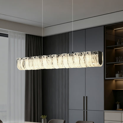 Modern Dining Room Kitchen Long Chandelier