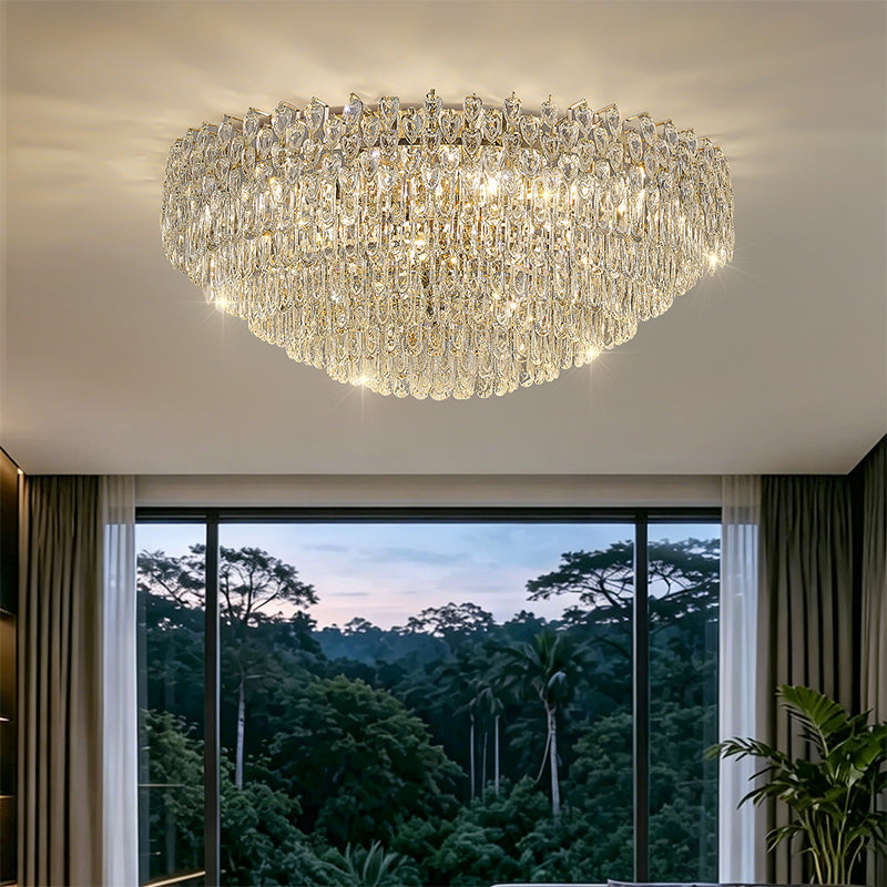 Modern Luxury Gold Villa Living Room Ceiling Light