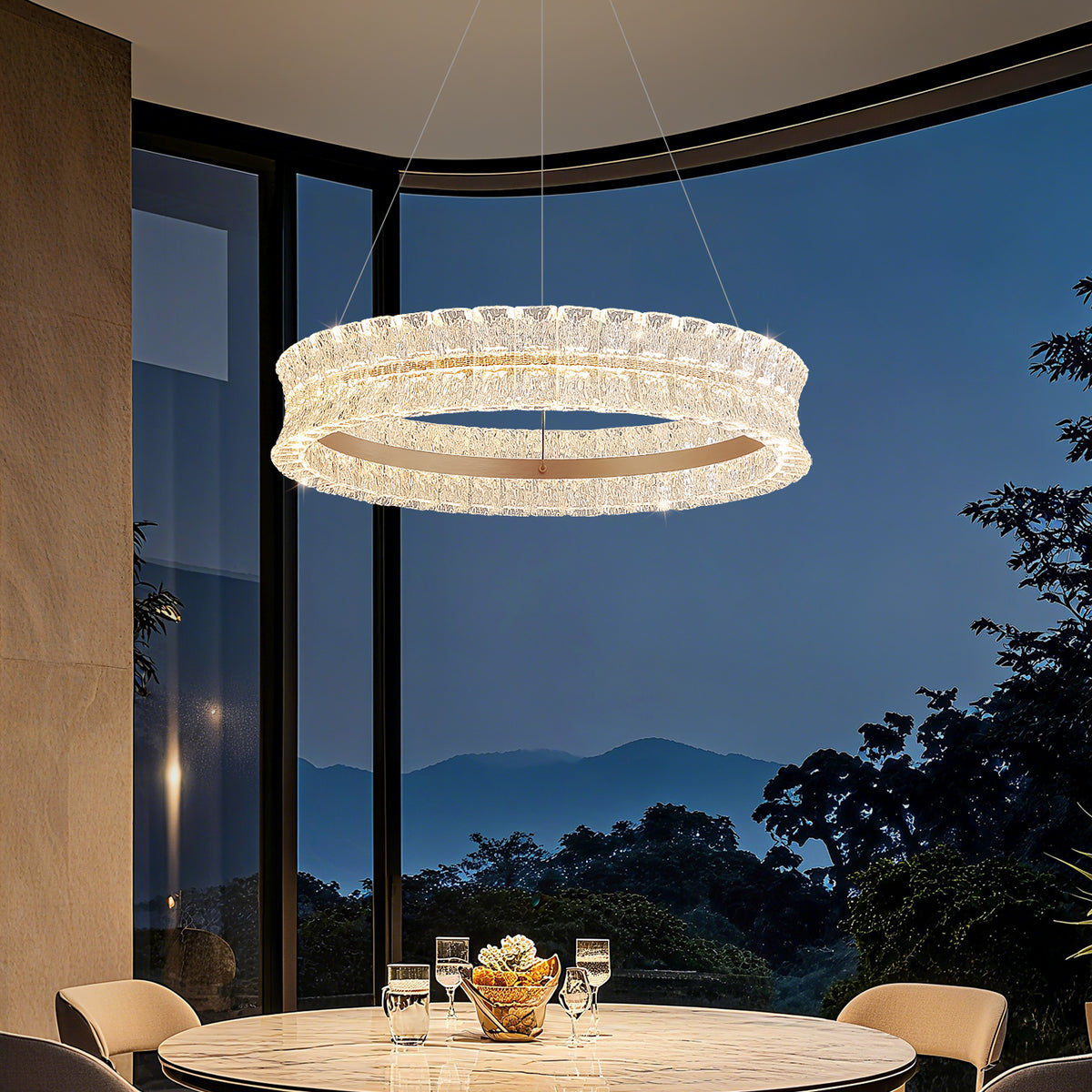 Luxury Living Room Villa Kitchen Island Chandelier