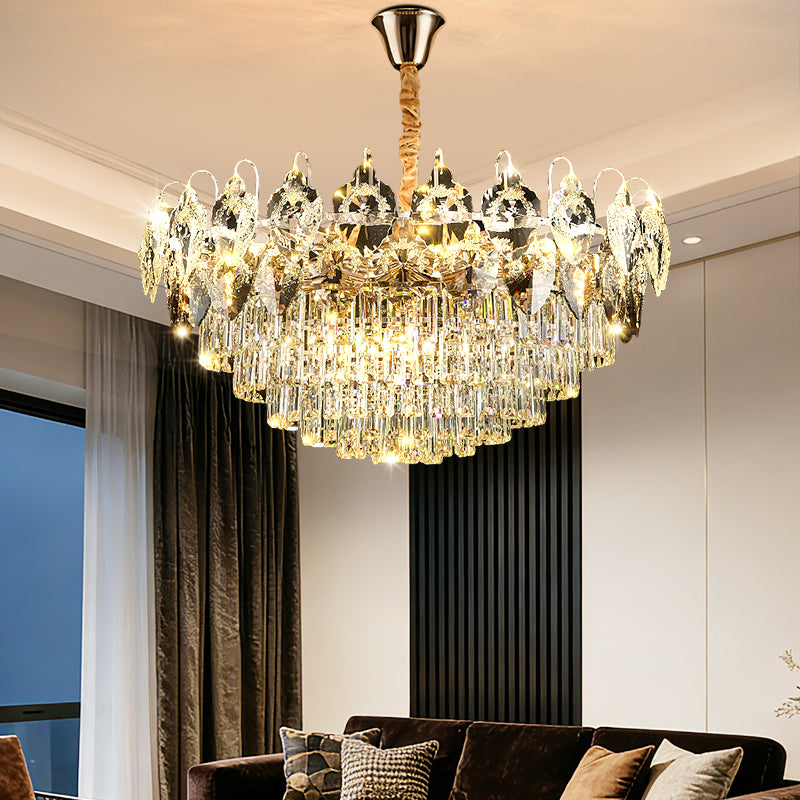 Luxury Crystal Living Room LED Chandelier