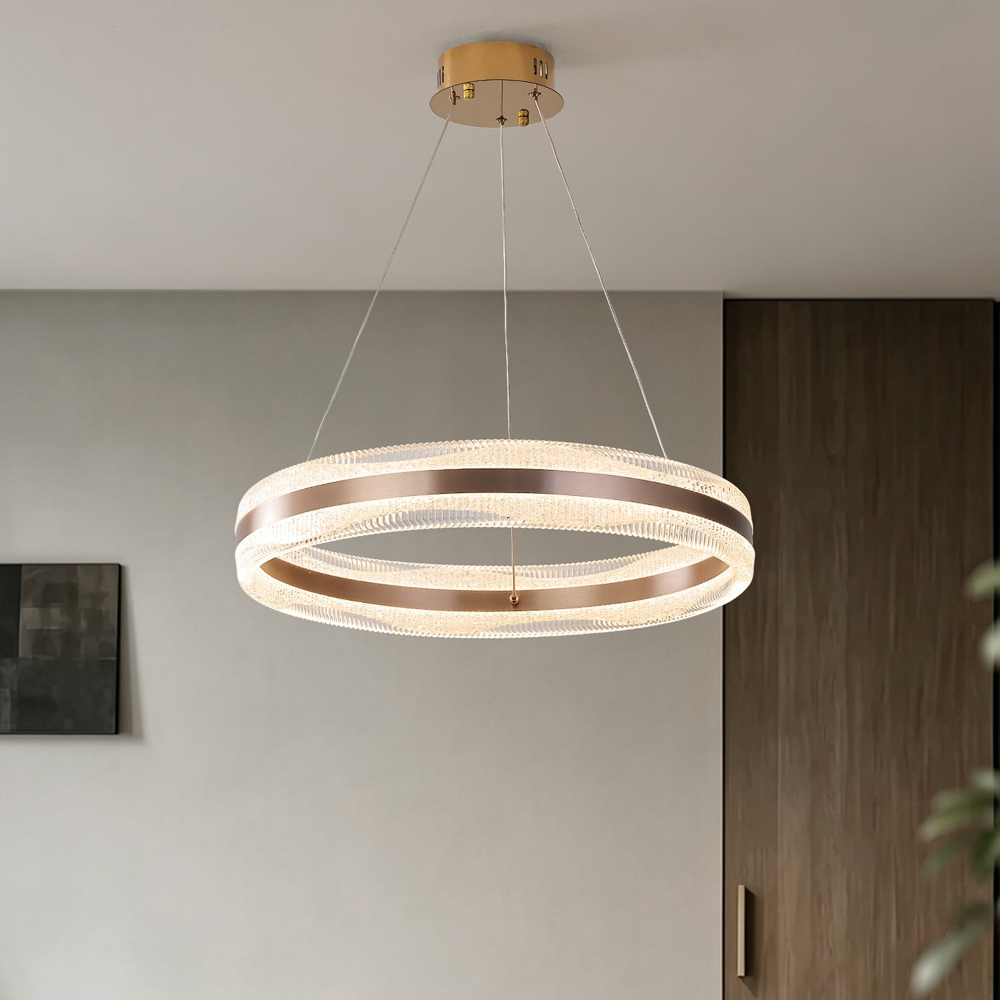 Modern Luxury Simple Circular Pendant Lamp
