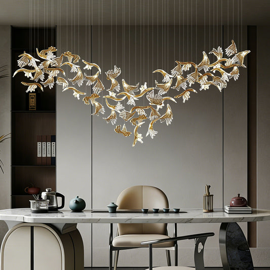Modern Luxury Led Pendent Light Kitchen Dining Chandeliers Kitchen Island Dining Room Glass Pendant Light