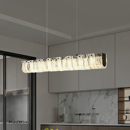 Modern Dining Room Kitchen Long Chandelier