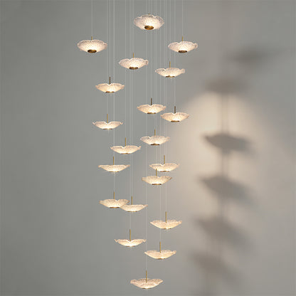 Modern luxury High Ceiling Stair Chandelier