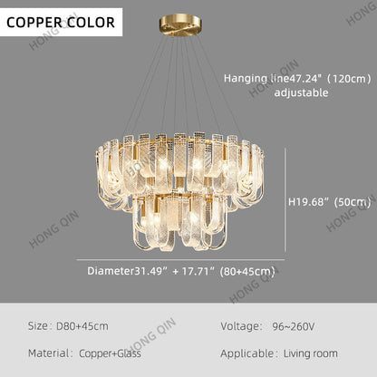 New Postmodern Creative Glass Chandelier