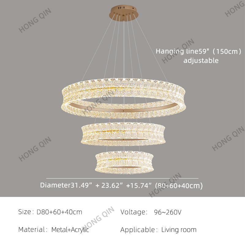 Luxury Living Room Villa Kitchen Island Chandelier