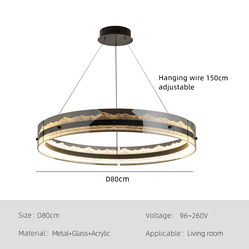 Luxury Ring Living Room Chandelier