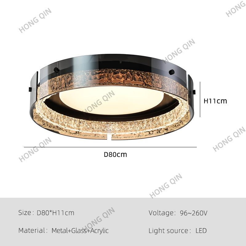 Modern Luxury Round Flush Mount Ceiling Light