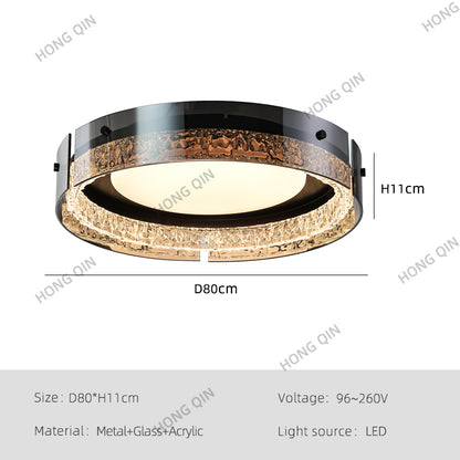 Modern Luxury Round Flush Mount Ceiling Light