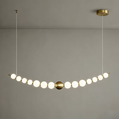 Modern Long Dining Room Kitchen ball Chandelier