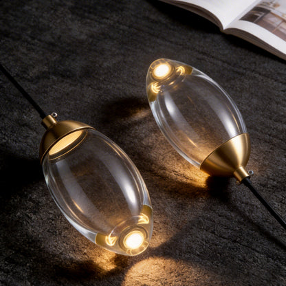 Stair Chandelier Luxury Crystal Chandelier Villa Duplex Loft Pendent Light Lighting Staircase High Ceiling Led Hanging Lamp
