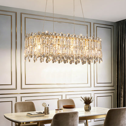Luxury Villa Living Room Crystal High-end Hanging Chandelier