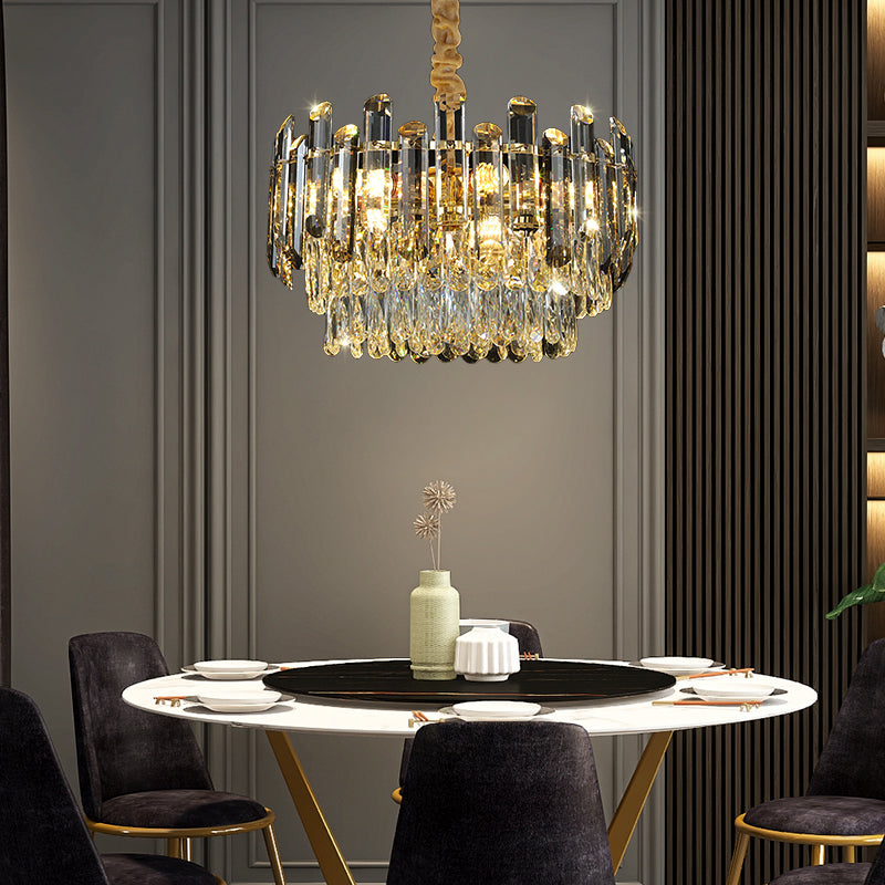 Luxury Crystal LED Living Room Nordic Design Chandelier
