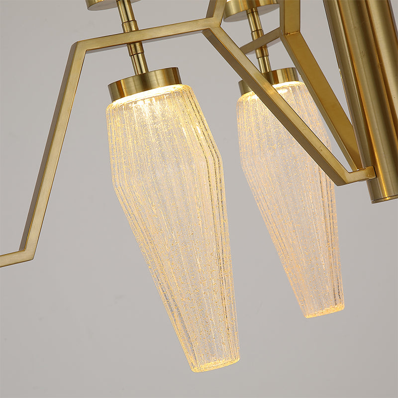 Modern Dining Room Chandelier Villa Living Room Kitchen Pendant Light Designer Creative Glass Luxury Living Room Chandelier