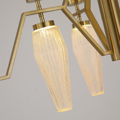 Modern Dining Room Chandelier Villa Living Room Kitchen Pendant Light Designer Creative Glass Luxury Living Room Chandelier