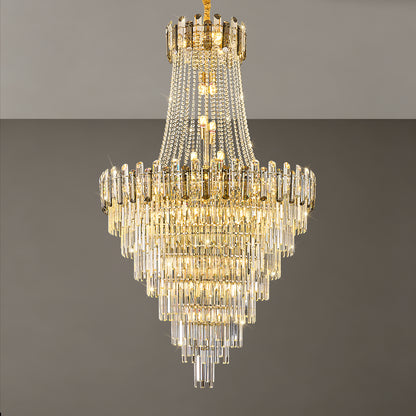Luxury Duplex Loft Villa Living Room Chandelier