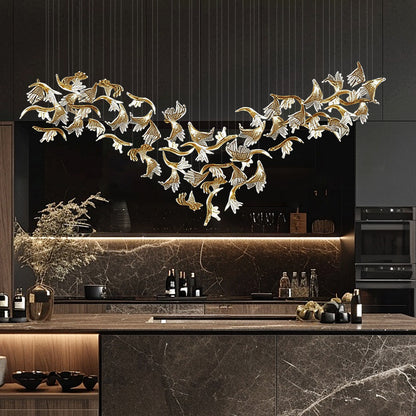 Modern Luxury Led Pendent Light Kitchen Dining Chandeliers Kitchen Island Dining Room Glass Pendant Light