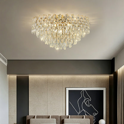 Modern Luxury Gold Villa Living Room Ceiling Light
