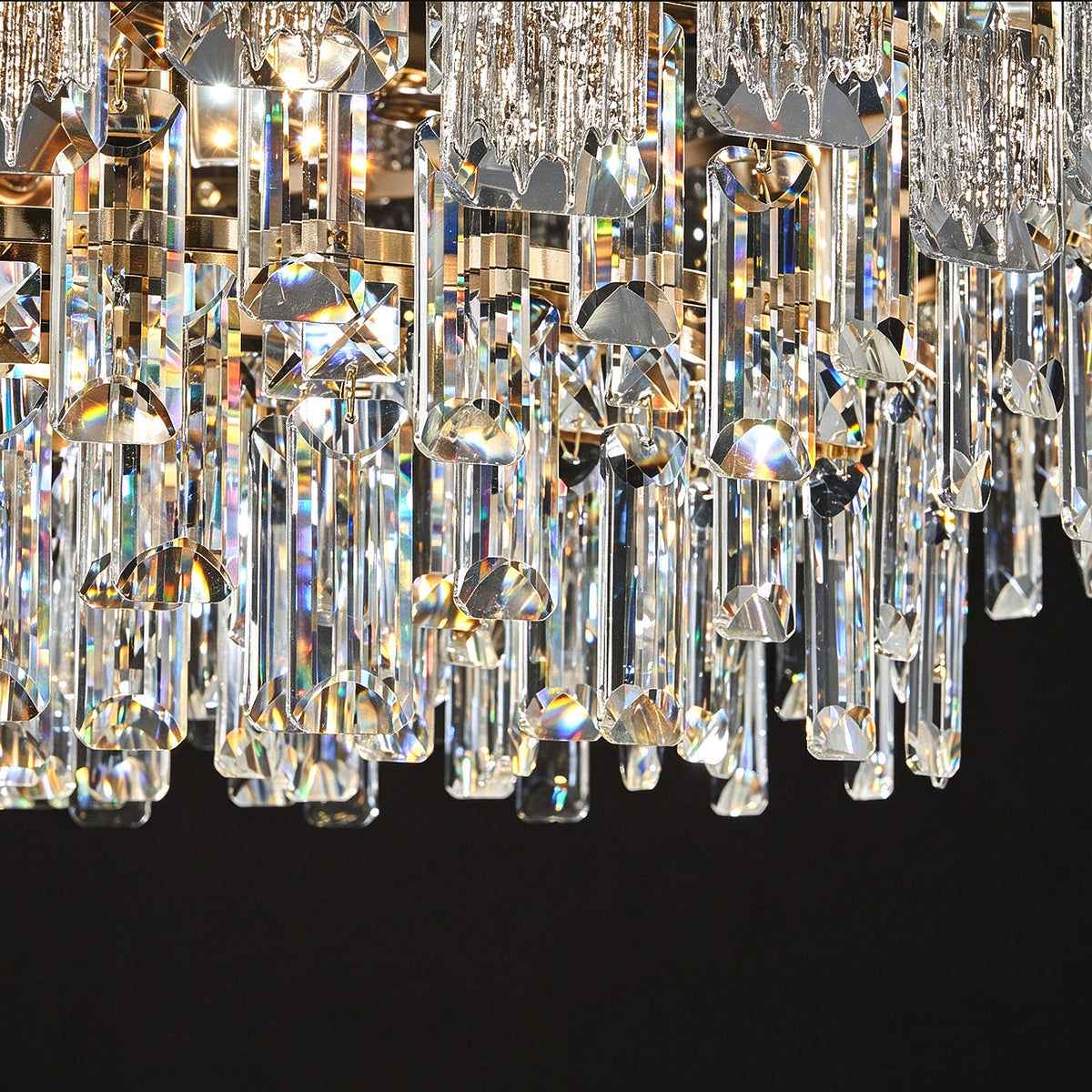 Luxury Round Crystal Living Room Chandelier