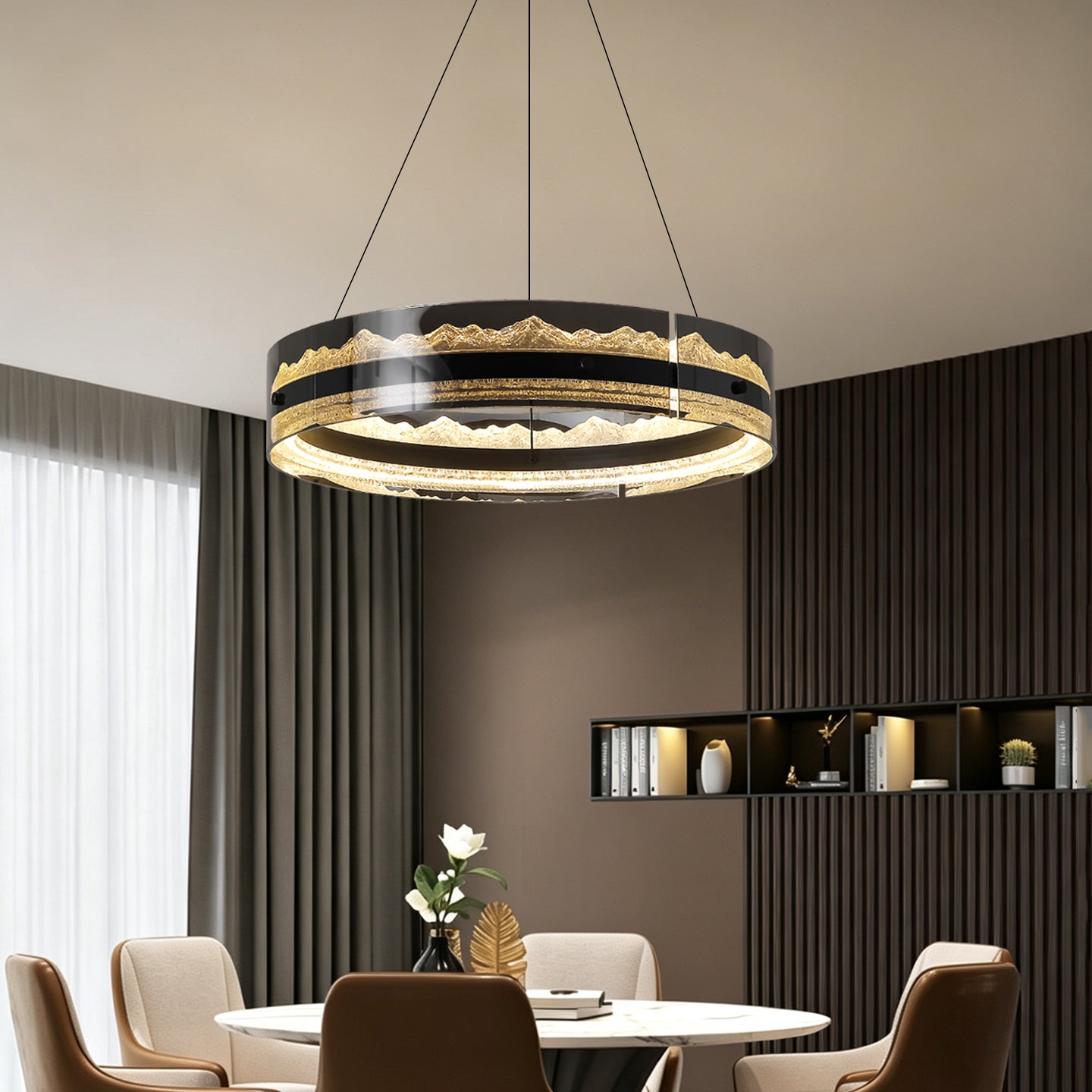 Luxury Ring Living Room Chandelier