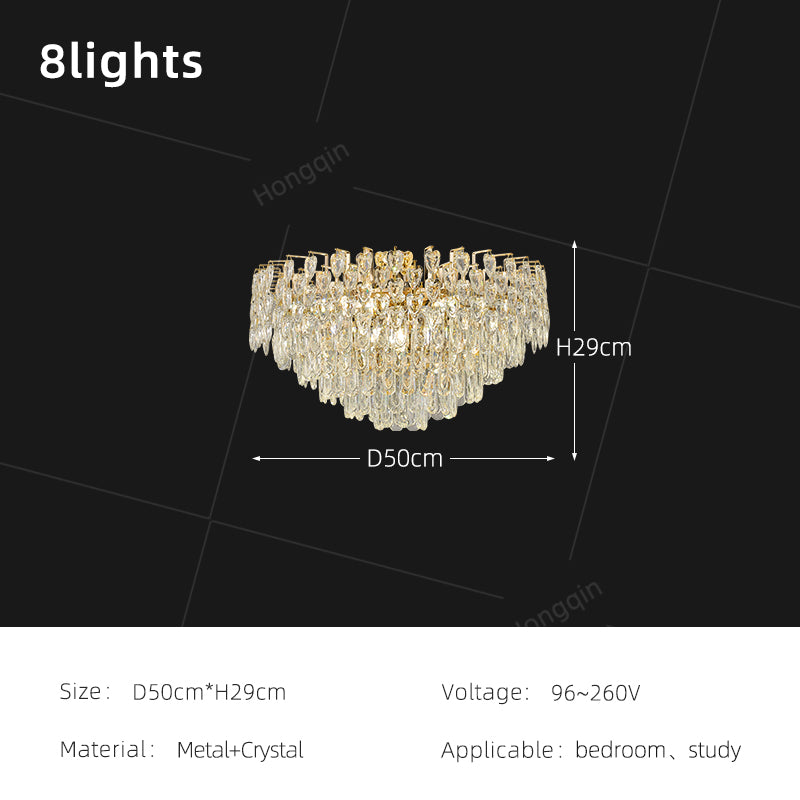 Modern Luxury Gold Villa Living Room Ceiling Light