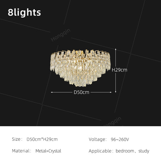 Modern Luxury Gold Villa Living Room Ceiling Light