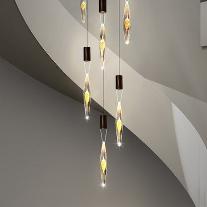 Modern Luxury Staircase LED Chandelier