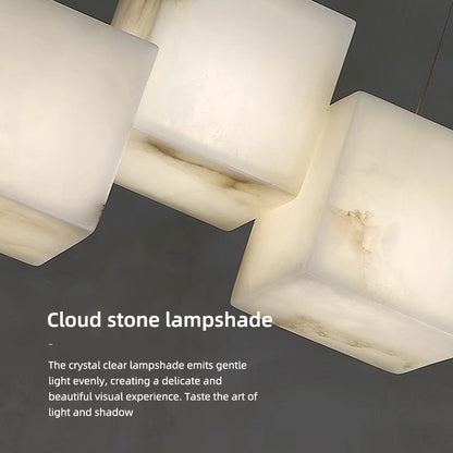 Nordic Chandelier Stairs High Ceiling Staircase Marble Chandelier