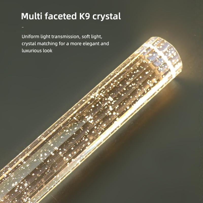 Stair Luxury LED  Duplex Building Villa Chandelier