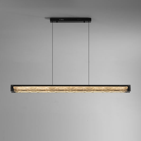 Modern Minimalist Linear Dining Room Pendant Light